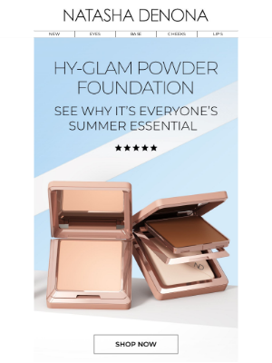 Natasha Denona - HY-GLAM Powder Foundation Is Going Viral 👀