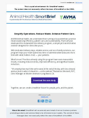 American Veterinary Medical Association (AVMA) - See How Clinics Are Saving Time and Reducing Stress