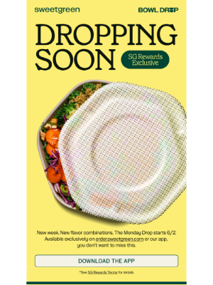sweetgreen - Something new is coming...