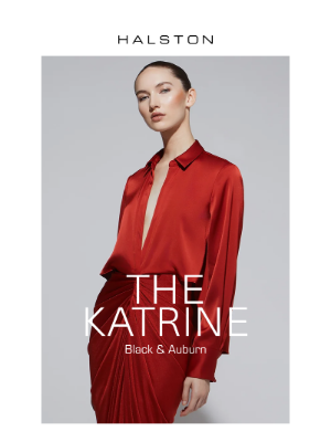 Halston - Introducing Katrine in Black and Auburn