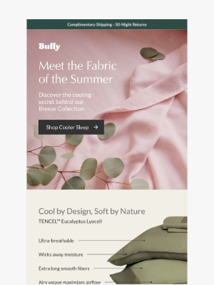 Buffy - Eucalyptus: Cooling By Design, Soft By Nature