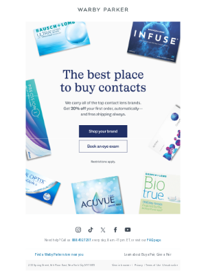 Warby Parker - We have that brand
