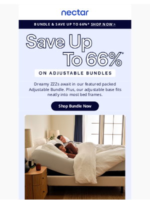 Nectar Sleep - Rest & recline with a click of a button. Custom 💤 ahead...