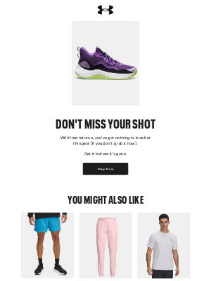 Under Armour - Going, going... gone