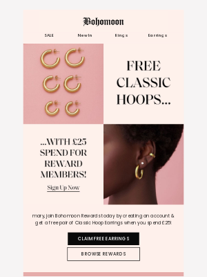 Bohomoon - Free Earrings When You Join the Club 🤩