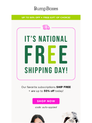 📦 Happy Free Shipping Day! 📦