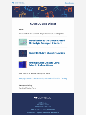 COMSOL - New Blog Posts from COMSOL, June 6