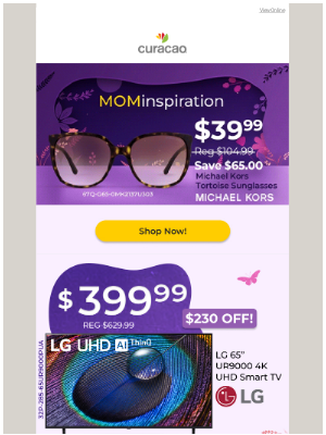 Curacao - 🎁 Celebrate Mom with gifts as special as she is 🎁