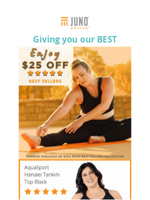 JunoActive - Best Sellers + Big Savings = Perfect Fit