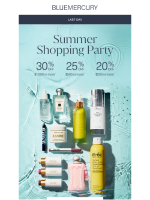 Bluemercury - LAST DAY: Up to 30% off!