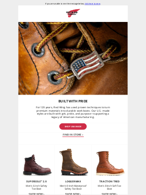 Red Wing Shoes - Made for Trades, Made in the USA