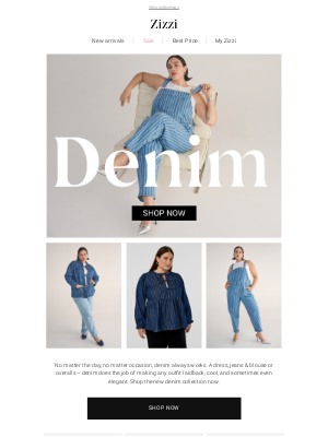 Zizzi Fashion - Spring’s denim collection has landed 💙 See it now