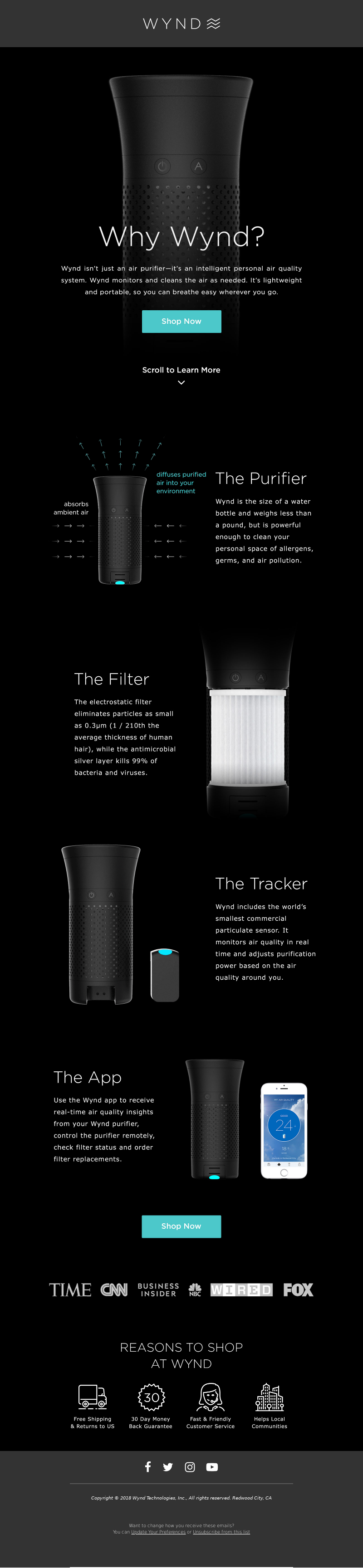 Wynd - Your Personal Smart Air Purifier