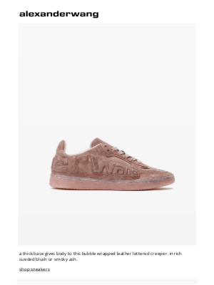 Alexander Wang - bubble wrap sneakers​