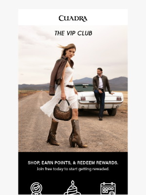 CUADRA - We saved a spot for you in The VIP Club