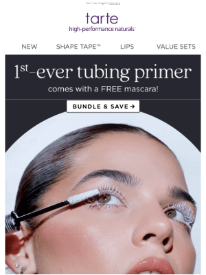 Tarte Cosmetics - NEW tubing primer + FREE mascara
