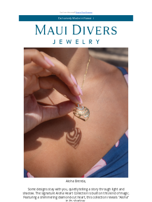 Maui Divers Jewelry - Reveal Aloha in Shimmering Hearts 💙