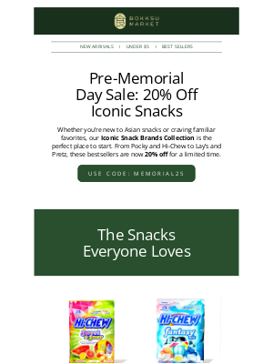 Bokksu - Take 20% Off the Snacks You Crave
