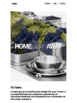 Rains - Rains, now for your home.