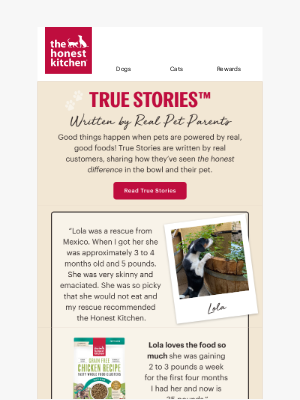 The Honest Kitchen - True Stories from Real Pet Parents