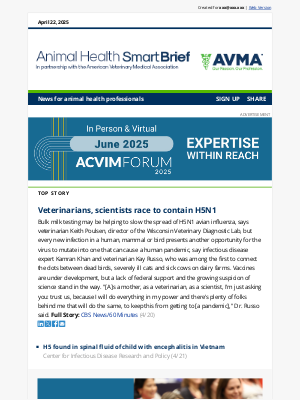 American Veterinary Medical Association (AVMA) - AVMA updates report on veterinary use of cannabidiol