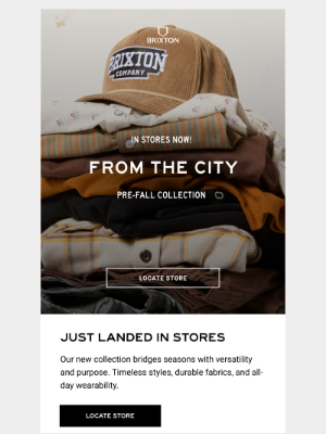 Brixton LLC - Landed in Stores!
