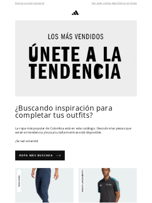 Adidas (Colombia) - ➡️👕 ¡Aquí están las piezas más populares!