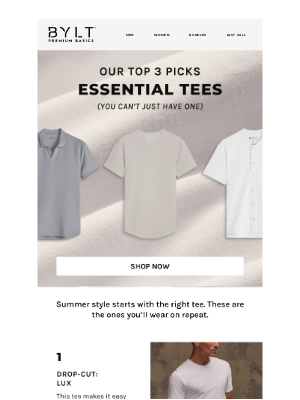 BYLT Basics - 3 Tees Your Wardrobe Needs
