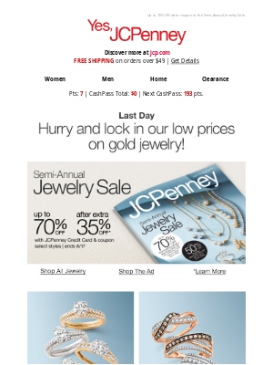 JCPenney - ⏰ Final hours to sparkle & save!
