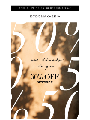 BCBG - Feeling grateful | 50% off!