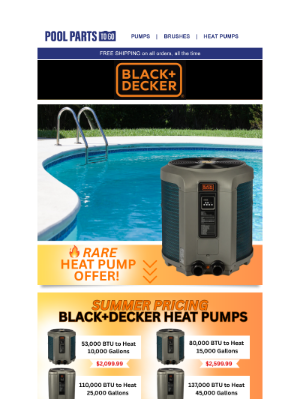 Pool Parts To Go - Heat Up Your Pool & Get a FREE Cleaning Kit!
