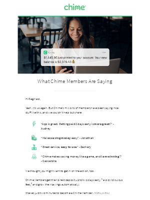 Chime - What Chime Members Are Saying