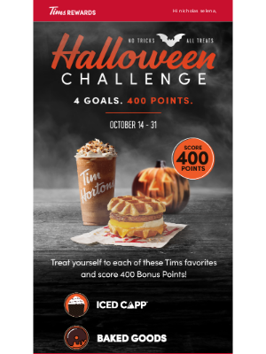 Tim Hortons - Only 1 Week Left to Score!