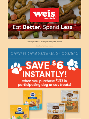 Weis Markets - DAVID, Celebrate Your Pets!