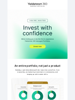 Yieldstreet - Take the uncertainty out of private markets with our first automated investing platform