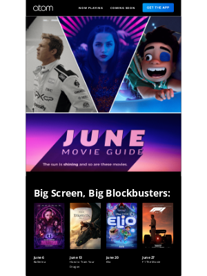 Atom Tickets - Here is your June movie guide