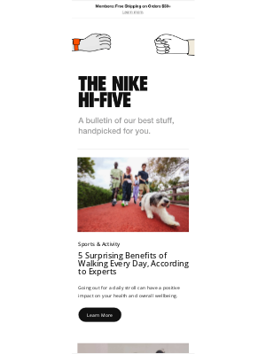 Nike - Deborah, the Nike Hi-Five is here