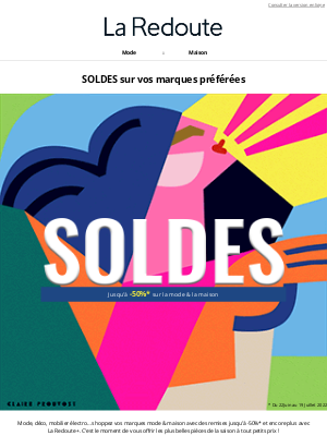 La Redoute (France) - [SOLDES] Vos marques mode & maison à prix fous !