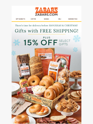 Zabar's - Up to 20% OFF Select gifts for everyone on your list! Shop today for delivery before the holidays!