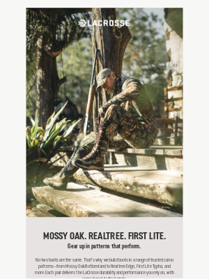 LaCrosse Footwear Inc - Camo You Know. Boots You Trust.
