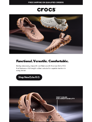 Crocs - Your old shoes might get jealous.
