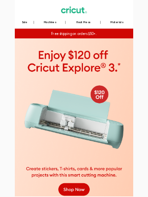 Cricut - $120 Off a Cutting Machine? Say Less. 🤑