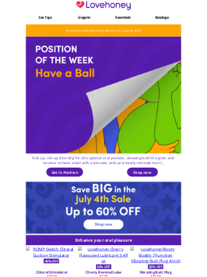 Lovehoney - Tongue on target: NEW position that zeroes in on sweet spots 👅