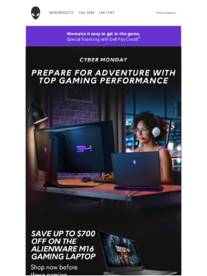 Dell - Cyber Monday | Last chance for next-level gaming gear