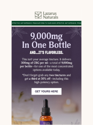 Lazarus Naturals - 🧠 Focused support. Pure potential. That's CBG for ya!