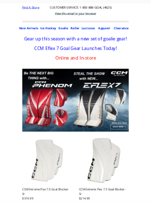 Perani’s Hockey World - Gear up this season with a new set of goalie gear!