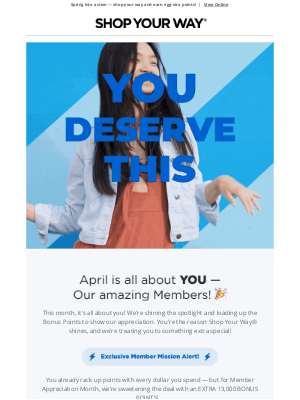 Sears - 🥚 Crack Open Your Member’s Choice Mission: Shop 🛍️ & Earn 🐣