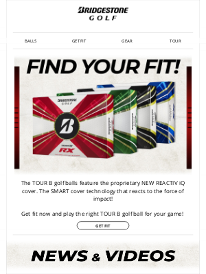 Bridgestone Golf - Have You Been Ball Fit?