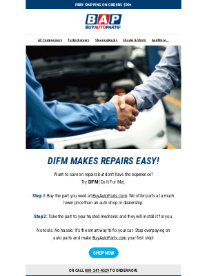 Buy Auto Parts - What does DIFM mean?