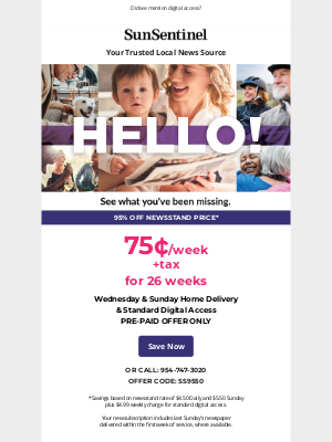 Sun-Sentinel - We have so much to offer!